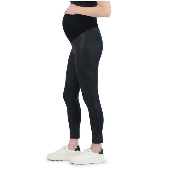 NEW Time and tru Destination Maternity Core Legging Ultra Soft Black Medium 8-10 - Picture 3 of 4